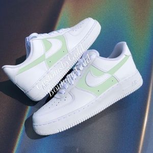 Nike Air Force 1 white/green